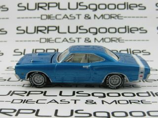 Johnny Lightning 1:64 Loose Collectible Blue 1969 Dodge Bee Diorama Car