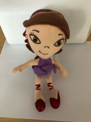 Disney Store Little Einsteins June Girl Plush Stuffed Animal Soft Mini Doll