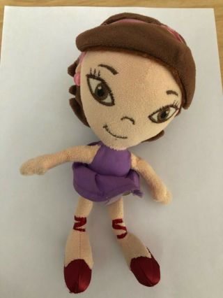 Disney Store Little Einsteins June Girl Plush Stuffed Animal Soft Mini Doll 2
