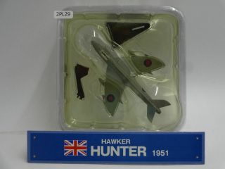 Del Prado Hawker Hunter 1951 1/120 Scale War Aircraft Diecast Display 29