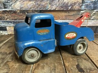 Vintage Tonka Toys Mound Metalcraft Tow Truck No.  250 / Official Servive Truck
