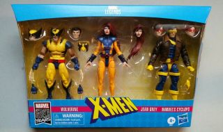 Marvel Legends X - Men Wolverine,  Jean Grey,  And Cyclops Figure 3 Pack