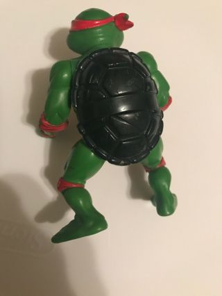 1988 Raphael Hard Head Teenage Ninja Turtles TMNT Vintage Action Figure Neat 3