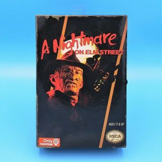Neca Nightmare On Elm Street Freddy Krurger Action Figure 7 " 8 - Bit Nes Game