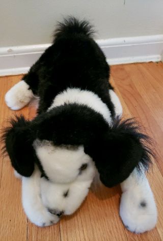 Rare Folkmanis 17in long Border Collie Dog Puppet 2