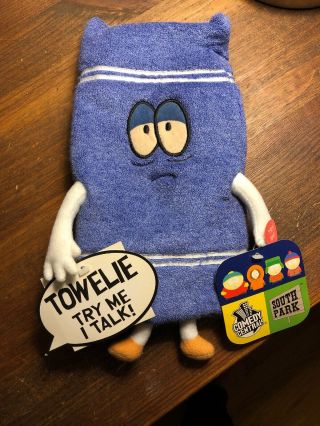 The Rare South Park Talking Towelie Plush Toy Doll By Fun 4 All Mwt