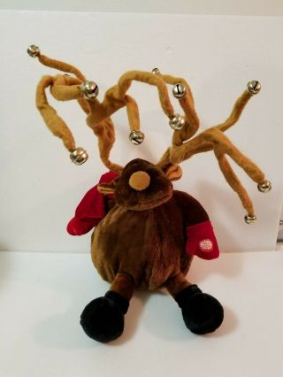 Dan Dee Dancing Musical Reindeer Christmas Plush Sings Jingle Bell Rock