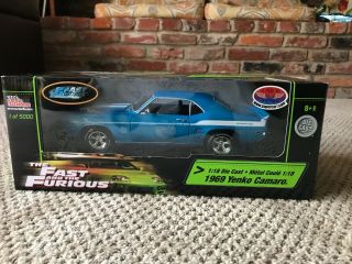 The Fast & Furious - 1/18 1969 Yenko Camaro - Lemans Blue