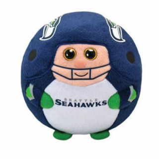Ty Nfl Beanie Ballz Seattle Seahawks 5 " Inch Football Ball
