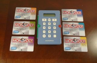 Monopoly Electronic Banking Replacement Card Reader & Full Set Of 6 Cards