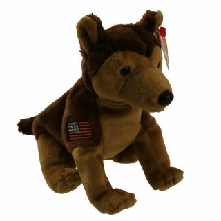 Ty Beanie Baby - Courage The Nypd Dog (6 Inch) - Mwmts Stuffed Animal Toy