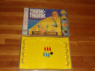 Vintage 1973 Milton Bradley Think Thunk Board Game Complete
