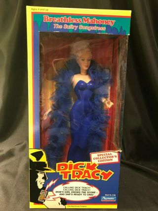 Dick Tracy " Breathless Mahoney " Sultry Songstress Madonna Doll W/ Microphone Iob