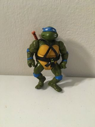 Playmates 1988 Tmnt Teenage Mutant Ninja Turtles Figure - - Leonardo Hard Head