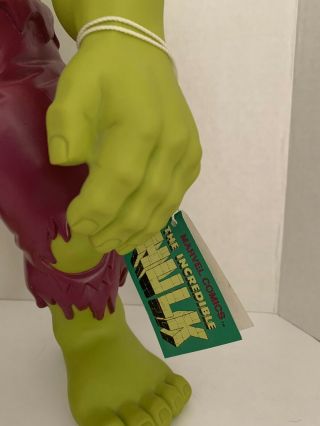 1991 MARVEL COMICS The Incredible Hulk 15” FIGURE Hamilton Gifts RARE W/Tag 3