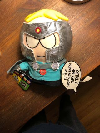 Rare South Park Butters Professor Chaos Plush Toy Doll Figure By Fun 4 All Mwt