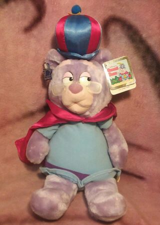 Vintage Disney Gummi Bears Zummi Gummi 16 " Plush Stuffed Animal - 1985 Applause