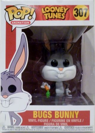 Bugs Bunny Looney Tunes Pop Animation 4 " Inch Vinyl Figure 307 Funko 2017