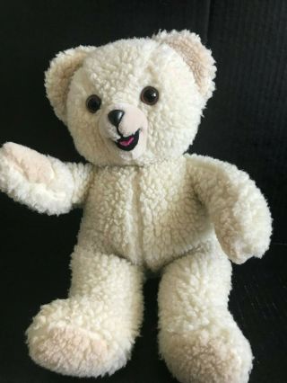 1986 Russ Lever Bros.  Snuggle Fabric Softener 17 " Plush Stuffed Teddy Bear