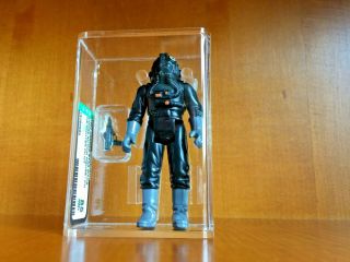 Vintage Star Wars.  AFA 85 - Tie Fighter Pilot.  China COO - Very cool to display. 3