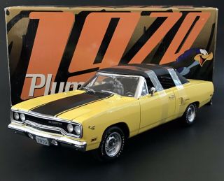 1970 Plymouth Road Runner Convertible Yellow 1/18 Gmp