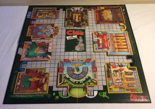 Parker Brothers The Simpsons Clue 2002 Replacement Game Board Only 2nd Edition