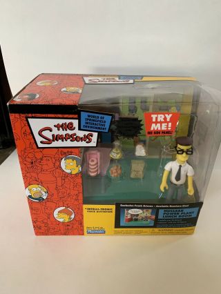 The Simpsons Interactive Environment Nuclear Power Plant Lunch Room Set