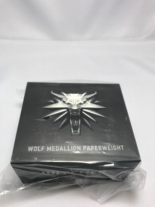 Witcher 3 Wild Hunt Wolf Medallion Paper Weight Cd Projekt Triss Geralt