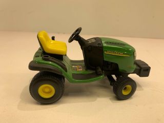 John Deere L110 Lawn Garden Tractor & Mower Deck 1/16 Ertl Toy Good Displayed