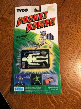 Tyco Pocket Power Glo - Bones Skeleton Complete Sega Nip 1988