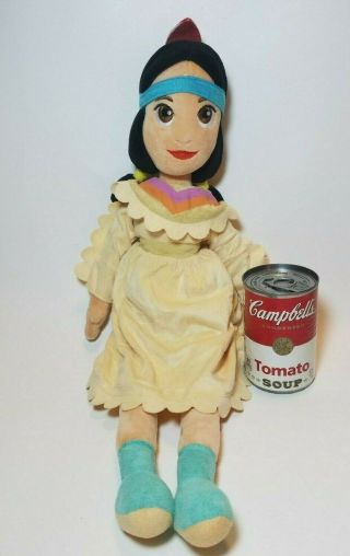 Disney Store Pocahontas Soft Plush Doll Collectible 21 