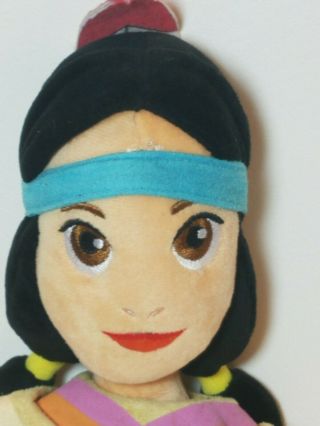 Disney Store Pocahontas Soft Plush Doll Collectible 21 