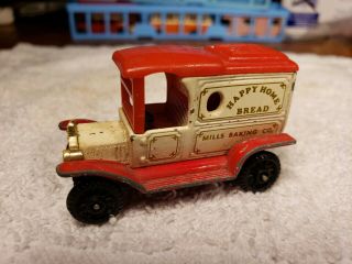 Vintage Tomica Type - T Ford Bread Delivery Truck 1977 No.  F11 - 2 S=1/60 Die Cast