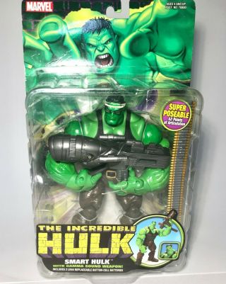 Hulk - Smart Hulk - Toy Biz - Marvel - The Incredible Hulk - Action Figure - Poseable
