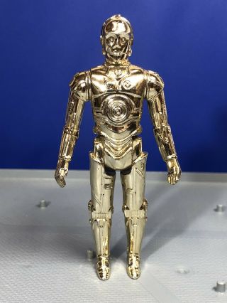 1977 Vtg Star Wars C - 3po Tight Joints Afa Ready First 12 Hk Coo Bright Gold Nm