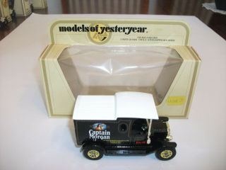 Model Of Yesteryear Y - 12 - 3 Ford T Capt Morgan Issue 2 Scarce