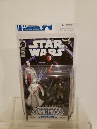 Star Wars Figure Comic Pack 11 Darth Vader White Sniper Leia