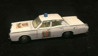Vintage Lesney Matchbox Mercury Police Car Blue Light No 55 Or 73