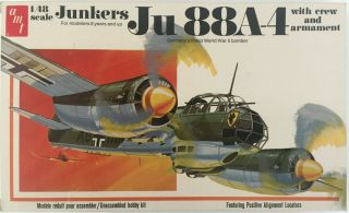 Amt 1/48 Model Of The Junkers Ju 88a - 4 German Bomber