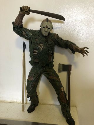 Neca 18” Jason Vorhees Figure Friday The 13th Complete And Functional