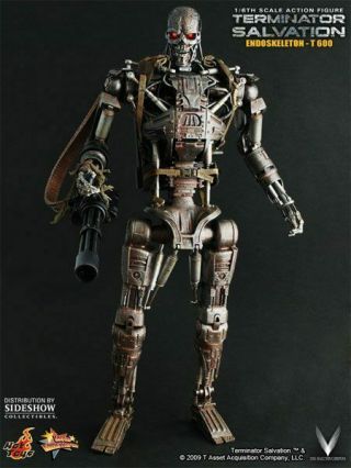 Hot Toys 1/6 T - 600 Endoskeleton Terminator Salvation Mms93 (reg.  Version) -