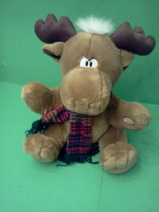 Dan Dee Animated Singing Moose Grandma Got Run Over Reindeer Christmas Holiday