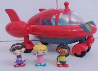 Disney Little Einsteins Pat Pat Rocket Ship Toy Figures Mattel Light Sound 2006