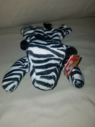 Rare Ziggy Ty Beanie Baby 1995 With All Tags P.  V.  C Pellets