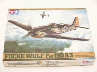1/48 Tamiya Focke Wulf Fw190 A - 3 German Ww2 Plastic Scale Model Kit Parts