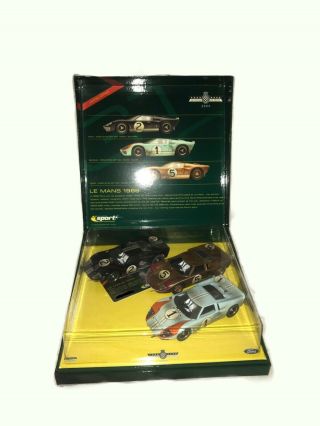 Limited Edition Scalextric Sport Goodwood Le Mans 1966 Ford Gt40 427 3 Slot Cars