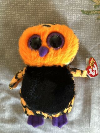 Ty Beanie Boo’s “haunt” The Halloween Owl,  Nwt