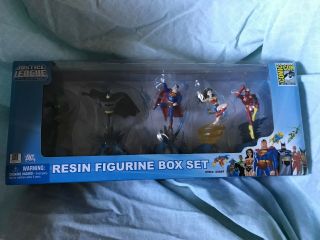 Dc Justice League Resin Figurine Box Set Sdcc Exclusive