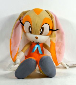 2009 Sega Sonic The Hedgehog Cream The Rabbit 15 " Plush Stuffed W/tag