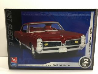 Amt 1:25 Scale 1967 Pontiac Gto Amt Muscle Boxed Model Kit